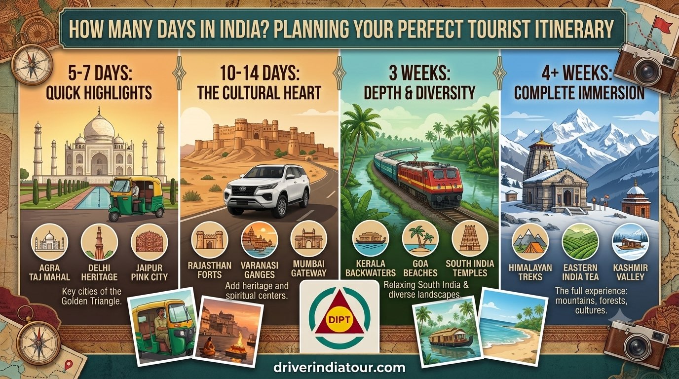 How many days do you need in India?